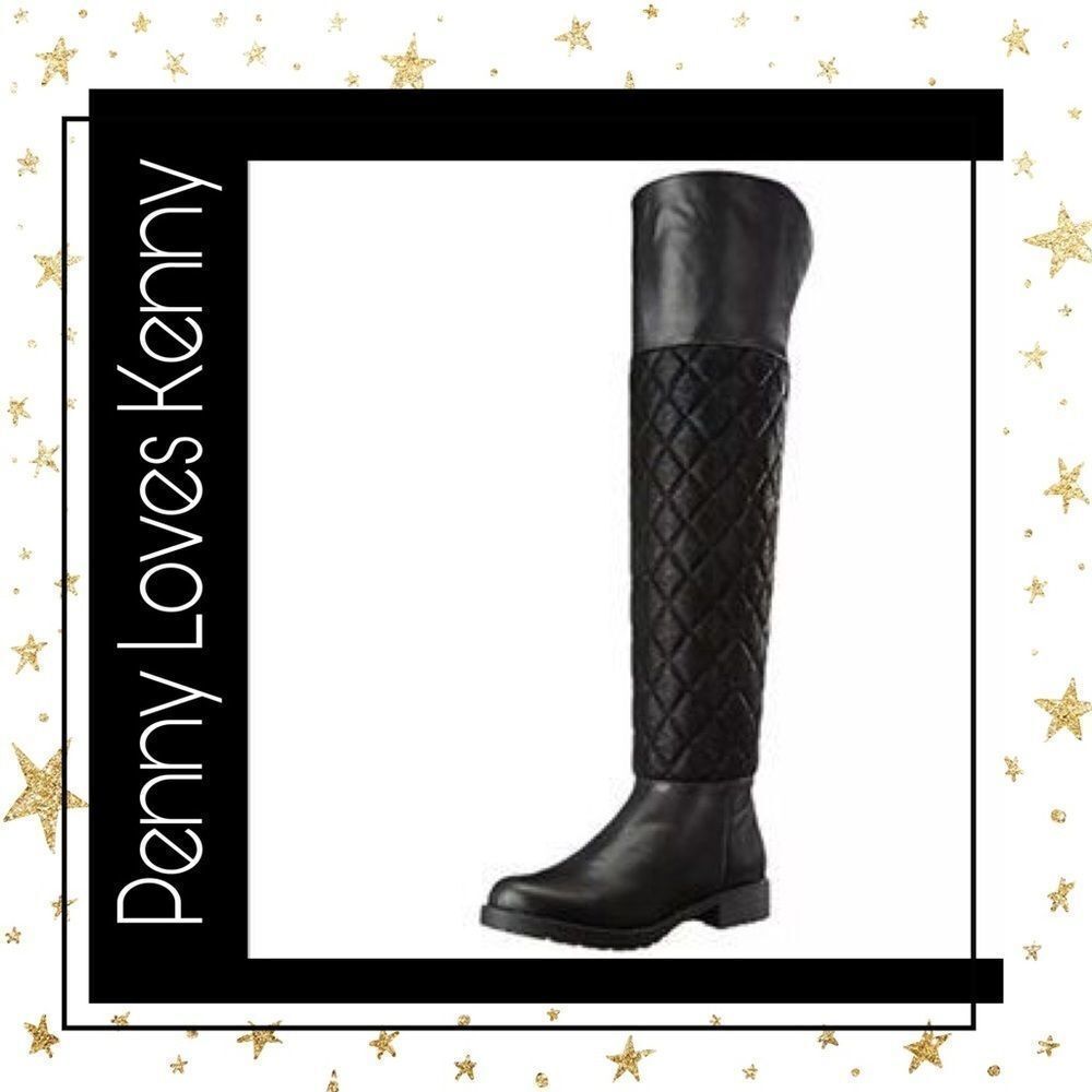 Penny Loves Kenny Dion Black Riding Boots 5.5